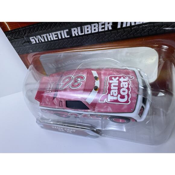 NIB Disney Pixar Cars Tank Coat No. 36 Synthetic Rubber Tires 1:55 Diecast Car - Picture 5 of 9
